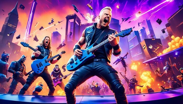 A Metallica concert is happening in Fortnite